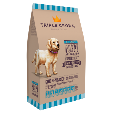 Triple Crown Lovely Puppy | Alta Calidad y Digestibilidad para tu Cachorro