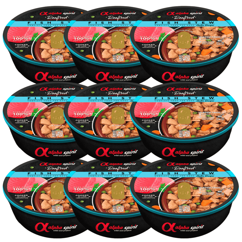 🐶 Alpha Spirit Real Food | Estofado de Pescado para Perros | 280 g