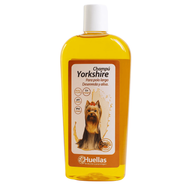 Champú 4 Huellas para Yorkshire Terrier | Pelo largo, brillante y sin enredos – 250 ml