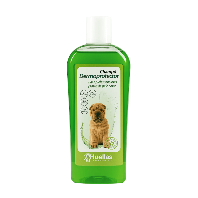 Champú Dermoprotector para Perros 4 Huellas – Piel sensible y atópica | 250 ml y 500 ml