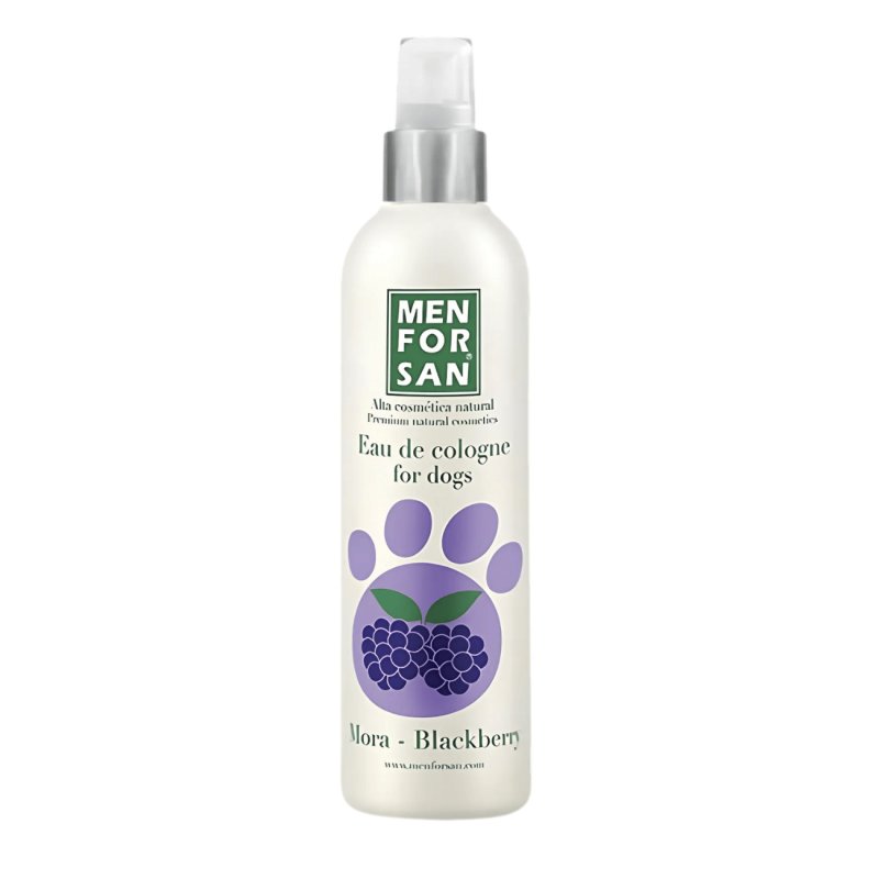 Menforsan Colonia de Mora para Perros – Aroma Frutal y Duradero (125 ml)