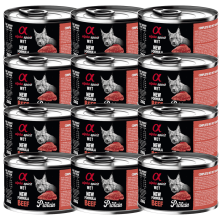 Alpha Spirit Lata Gato Ternera | Comida Húmeda Natural y Grain Free | Alta Palatabilidad