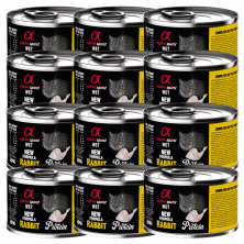 Alpha Spirit Lata Gato Cerdo | Comida Húmeda Natural Sin Cereales | Alta en Proteína y Fácil Digestión