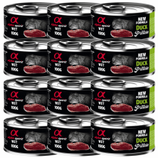 Alpha Spirit Lata Gato Pato | Comida Húmeda Grain Free Alta en Proteína Animal | Natural y Completa
