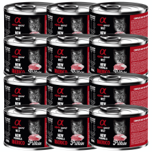 Alpha Spirit Lata Gato Cerdo | Alimento Húmedo Completo Sin Cereales y Alta en Proteína Animal