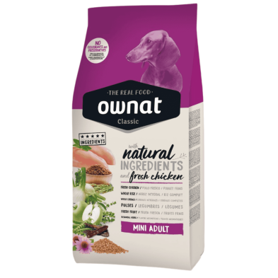 Ownat Classic Mini Adult 1.5kg, 4kg y 8kg | Pienso Perros Mini