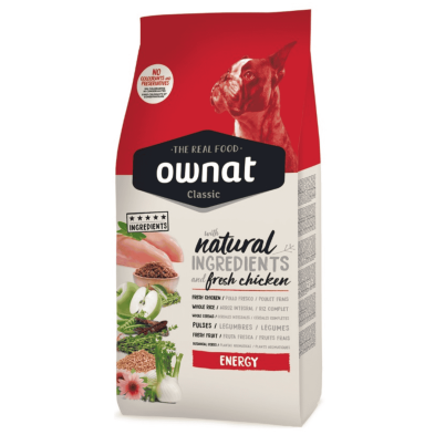 Ownat Classic Energy 4kg y 20kg | Pienso Perros Activos o Trabajo