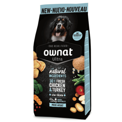 Pienso Ownat Ultra Maxi Adult para Perros Grandes | 3kg y 12kg