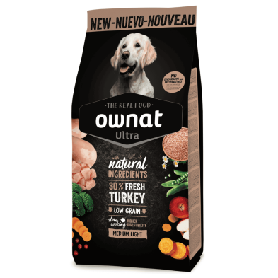 Pienso Ownat Ultra Medium Light Perros Medianos | 3kg y 12kg