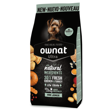 Pienso Ownat Ultra Mini Junior Cachorros Pequeños | 0,4kg y 3kg