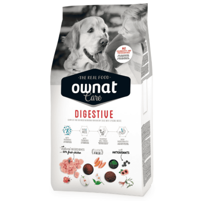 Ownat Care Digestive – Pienso Digestivo para Perros con Estómago Sensible 3kg y 10kg | supienso.com
