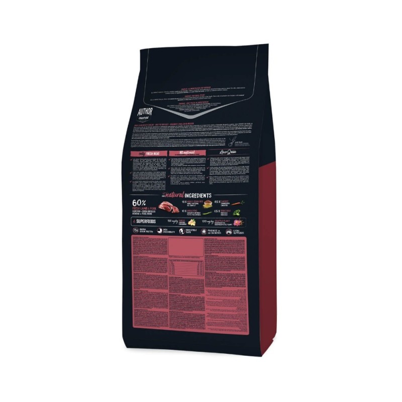 Ownat Author GF Cordero y Cerdo Fresco – Pienso Sin Cereales para Perros 3kg y 10kg | supienso.com