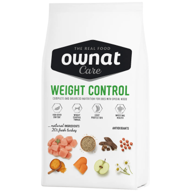Ownat Care Weight Control – Pienso Dietético para Perros con Sobrepeso 3kg y 10kg | supienso.com