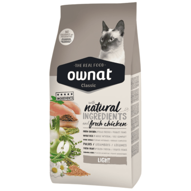 Ownat Classic Light Gatos 1.5kg y 4kg | Pienso Control de Peso