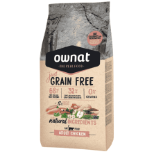 Ownat Grain Free Just Adult Chicken Gatos 3kg y 8kg | Pienso Sin Cereales