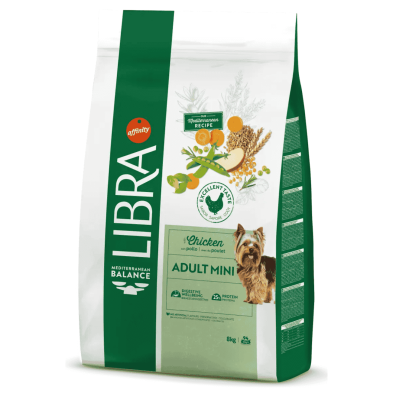 Pienso Libra Dog Mini Pollo 3kg y 8kg | Alimento Razas Pequeñas