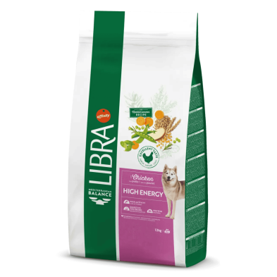 Pienso Libra Dog Energy 12kg | Alimento de Alta Energía para Perros