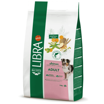 Pienso Libra Dog Adult Salmon 3kg y 14kg | Alimento de Salmón para Perros
