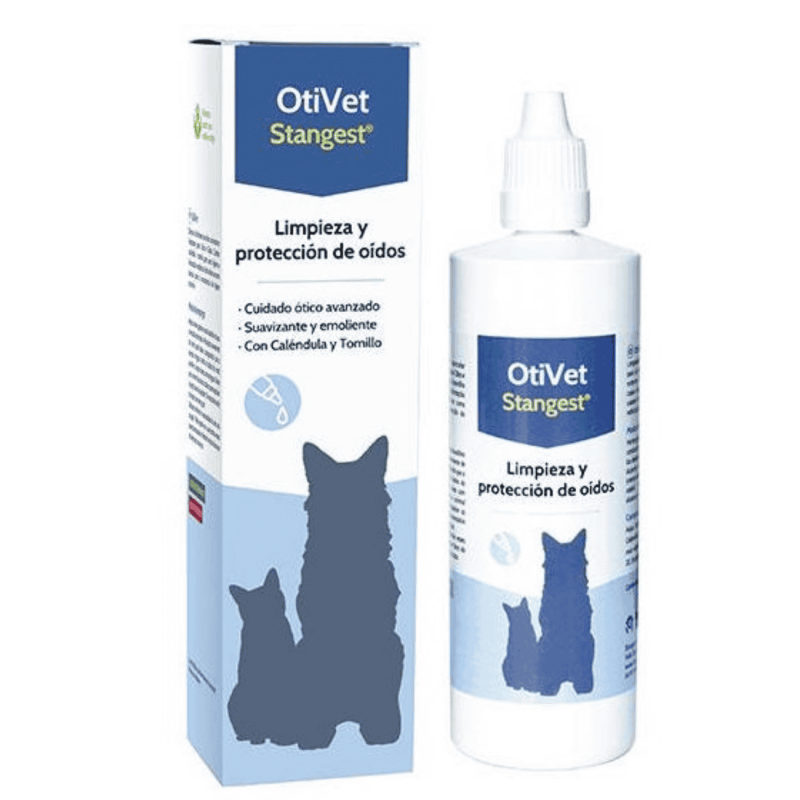 Stangest Otivet Limpiador de Oídos 125ml | Solución Otológica Perros y Gatos