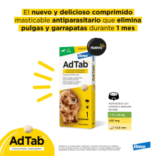 AdTab | Tableta Antiparasitaria para Perros por Peso