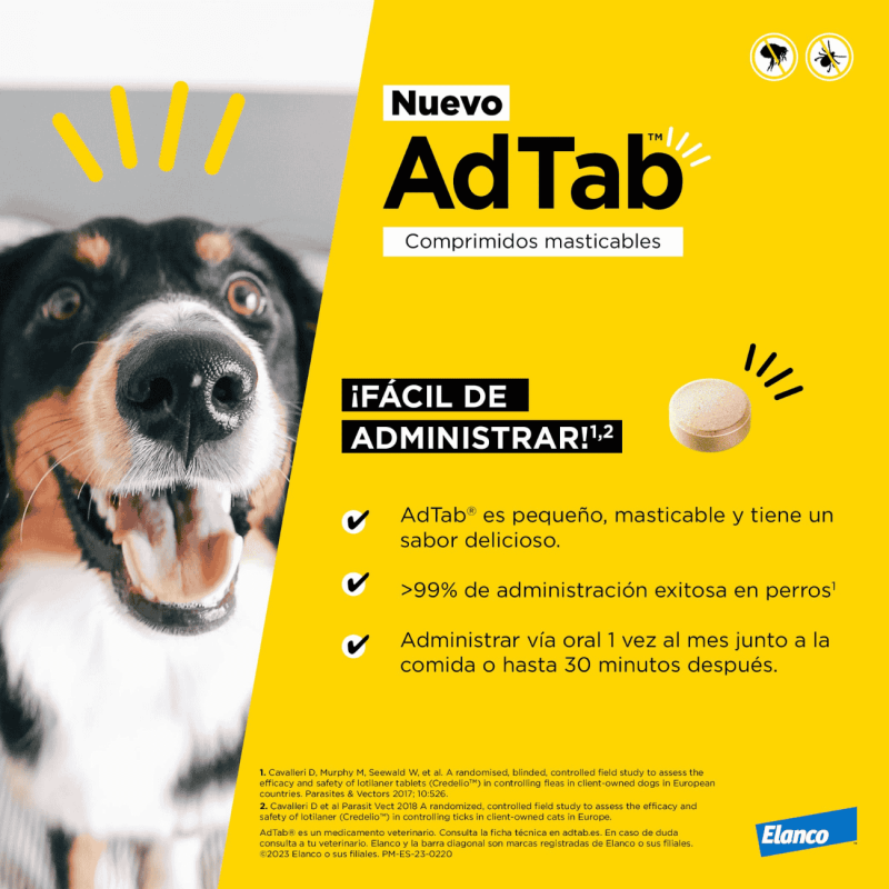 AdTab | Tableta Antiparasitaria para Perros por Peso