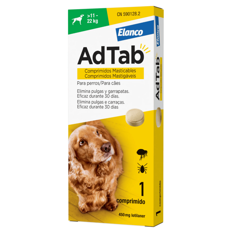 AdTab | Tableta Antiparasitaria para Perros por Peso