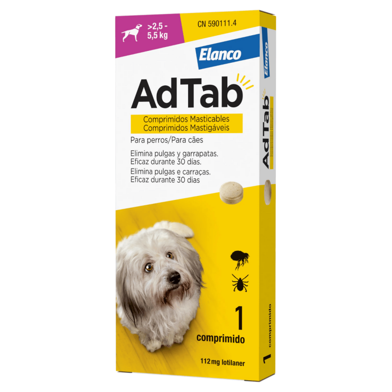 AdTab | Tableta Antiparasitaria para Perros por Peso