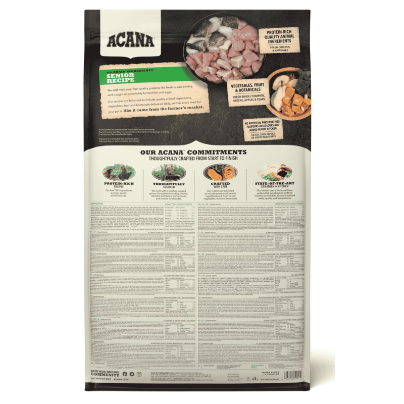 Acana Senior | Pienso natural para perros mayores