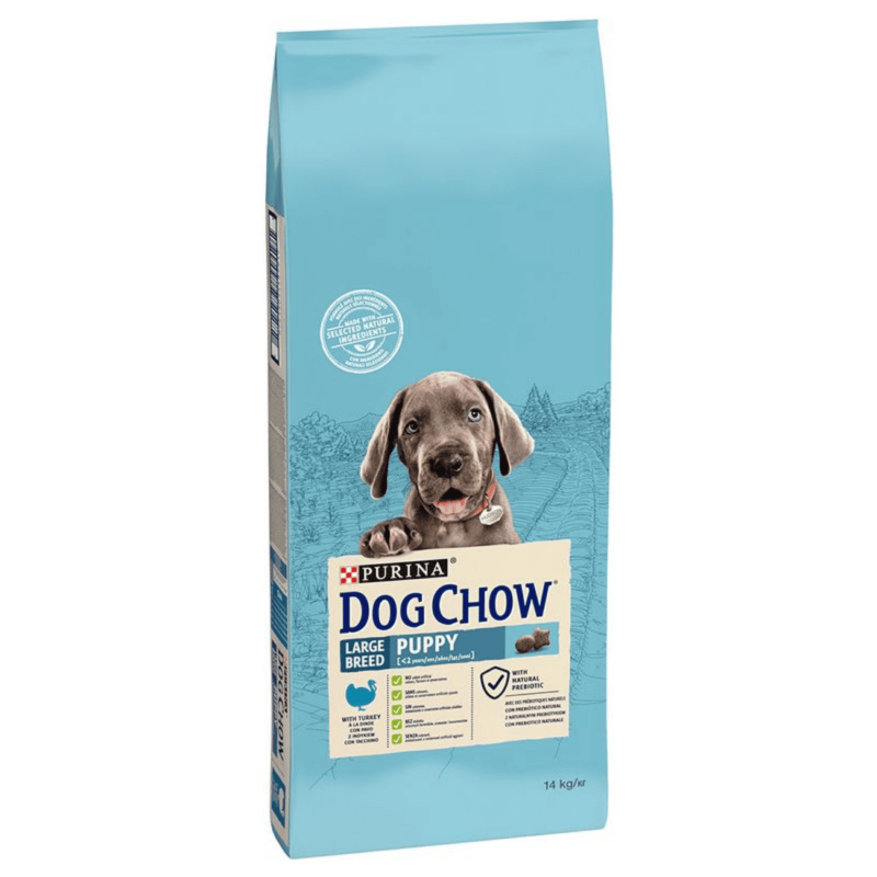 Purina Dog Chow Puppy Razas Grandes Pavo 14 Kg | Pienso Cachorros Grandes | supienso.com