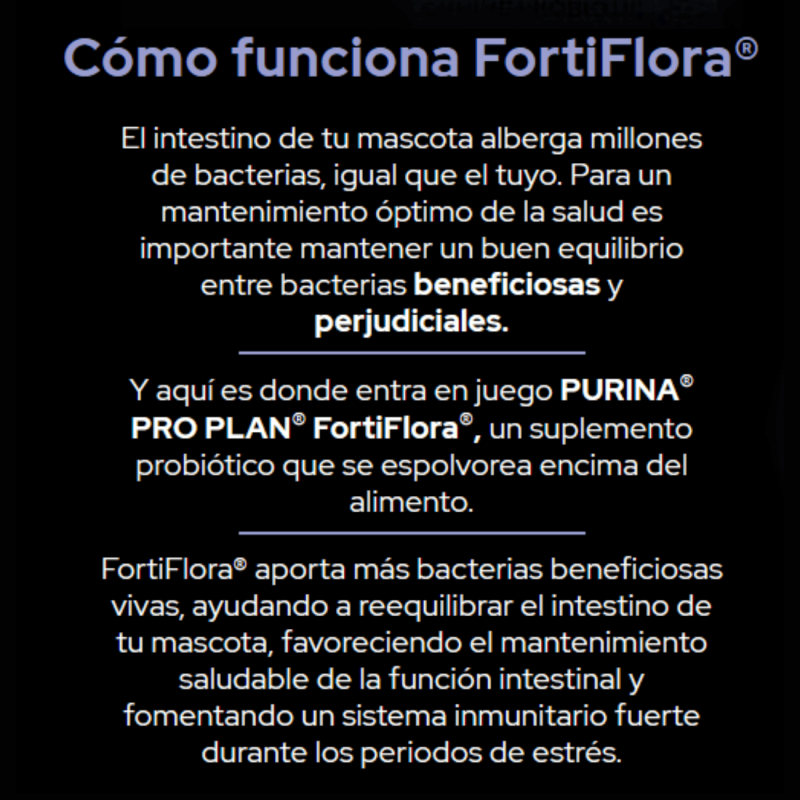 PRO PLAN FortiFlora Perros: Probiótico para Digestión | Supienso