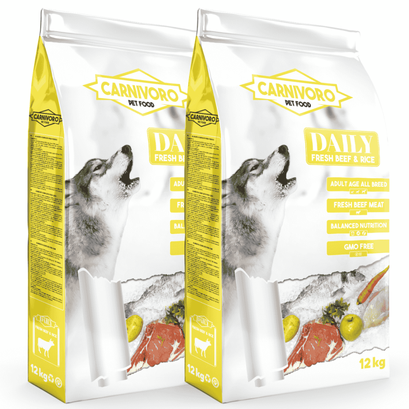 Comprar Pienso Carnívoro Daily 12 Kg Barato para Perros Adultos - Supienso