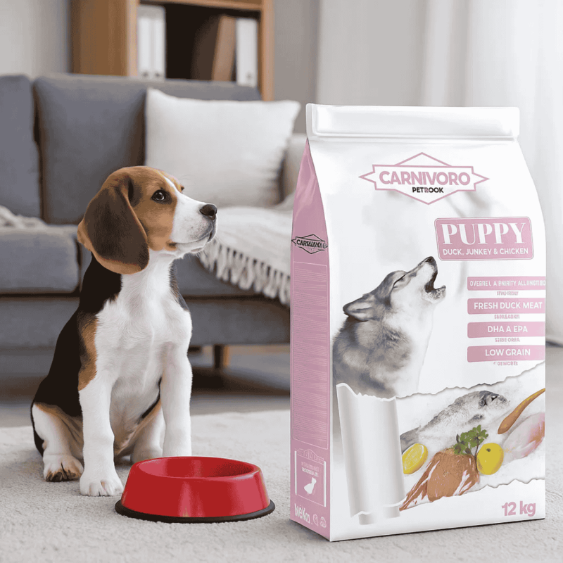 Carnivoro Puppy y Madres – Alimentación completa para cachorros 🐾