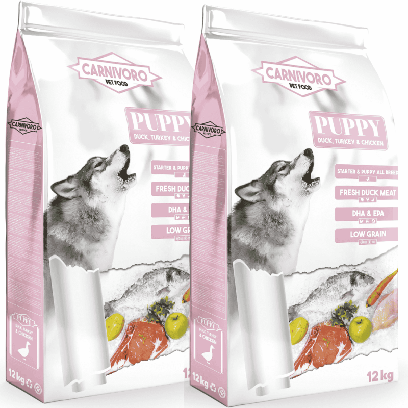 Carnivoro Puppy y Madres – Alimentación completa para cachorros 🐾