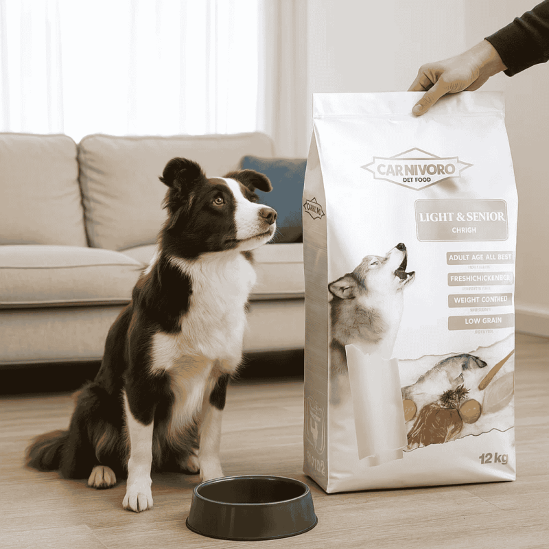 Carnivoro Light & Senior – Pienso bajo en grasa para perros adultos 🐾