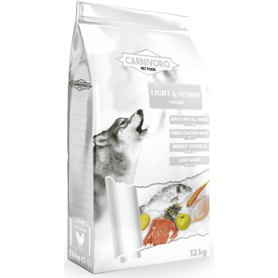 Carnivoro Light & Senior – Pienso bajo en grasa para perros adultos 🐾