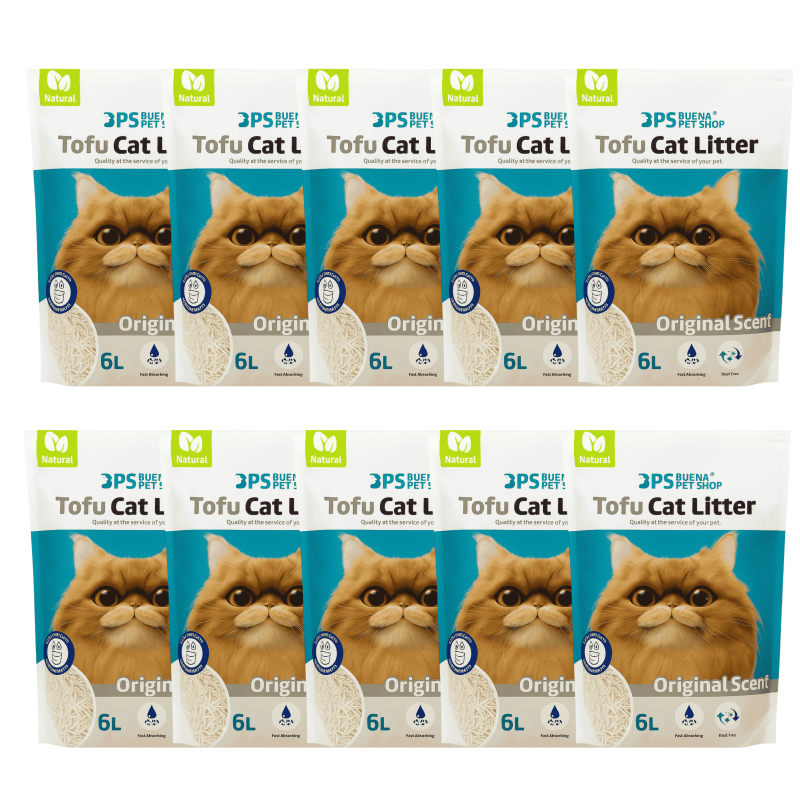 Arena de Tofu Gatos Original 6L