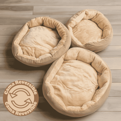 Pack 3 Camas Perros/Gatos Reversibles - Súper Precio 25€ (3 Tamaños)