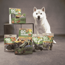 Golosina Veggie Fresa para Perros Flamingo 120g | Snack Natural y Saludable