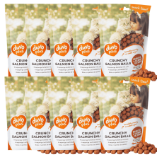 Bolitas de Salmón Duvoplus | Snack Natural y Crujiente para Gatos 50g