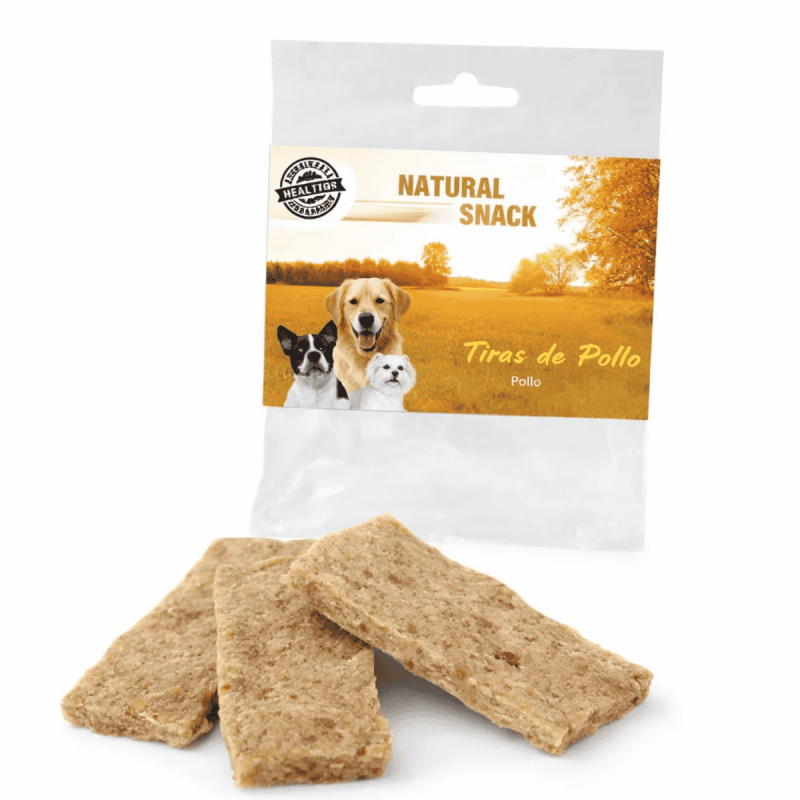 Tasty Natural Snack Tiras Pollo y Pescado Sandimas 50g para Perros