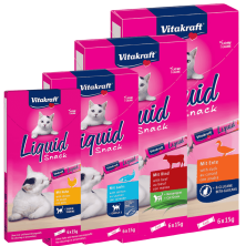 Pack Degustación Vitakraft Liquid Snack x 6 | Snack Líquido Gatos