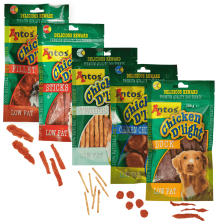 Pack Degustación Antos Chicken D'light x 10 | Snacks Naturales Perros