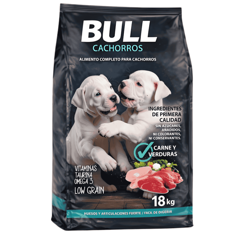 Pienso Bull Cachorros 18kg | Alimento para Perros en Crecimiento