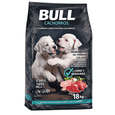 Pienso Bull Cachorros 18kg | Alimento para Perros en Crecimiento