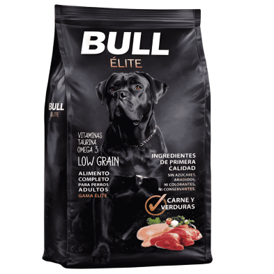 Pienso Bull Elite 18kg | Alimento de Alta Energía Premium para Perros