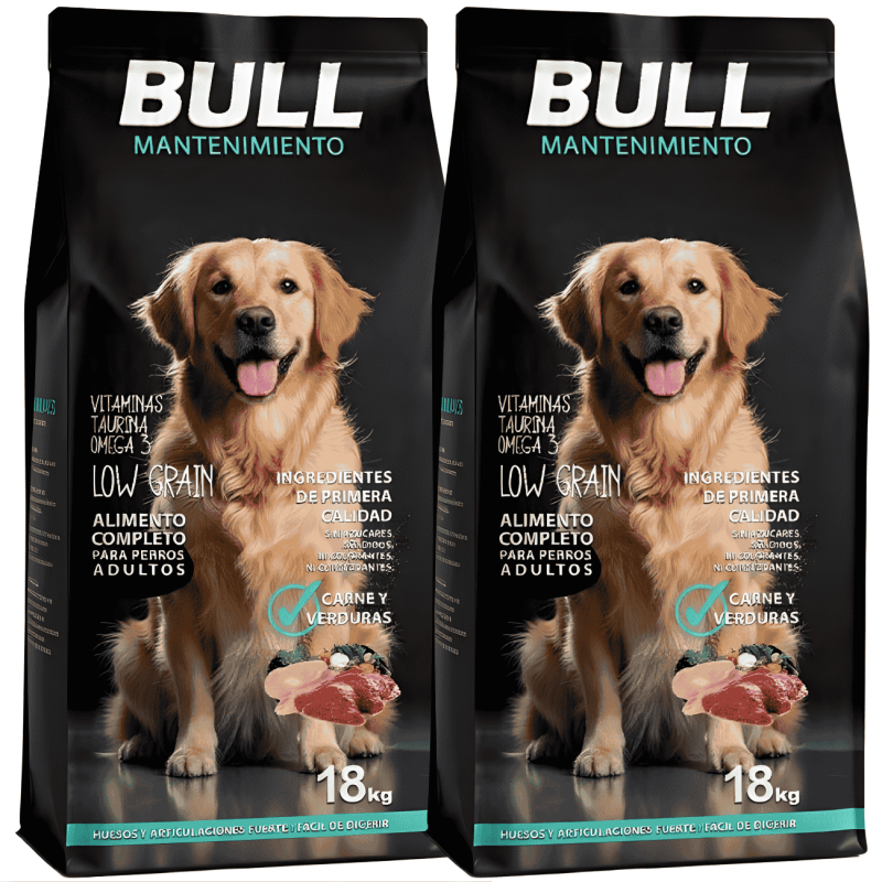 Promo 2x18kg Bull Mantenimiento | Pienso completo para perros adultos