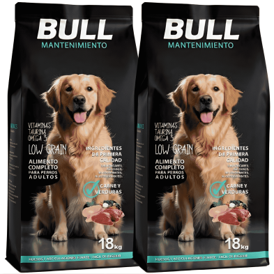 Promo 2x18kg Bull Mantenimiento | Pienso completo para perros adultos
