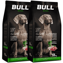 Promo 2x18kg Bull Basic | Pienso completo para perros adultos económico