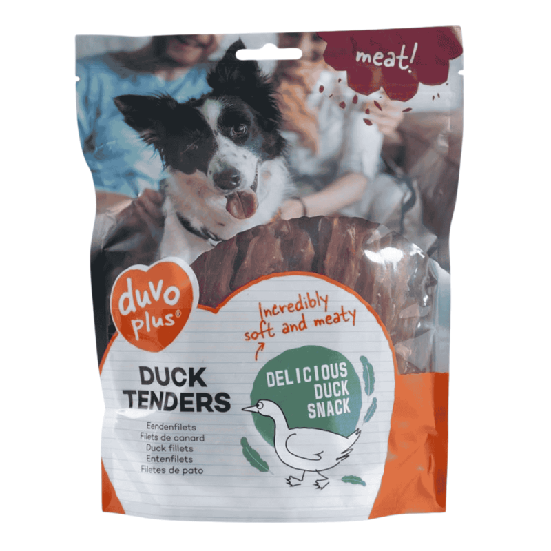 DuvoPlus Tiras de Pato Tierno | Snack Natural sin Cereales para Perros