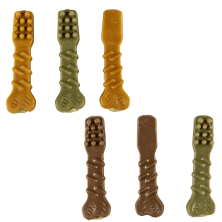 DuvoPlus Chew! Cepillos Dentales Menta 20 uds | Snack Dental para Perros